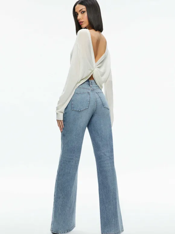 Akers Reversible Pullover | Alice and Olivia Sale