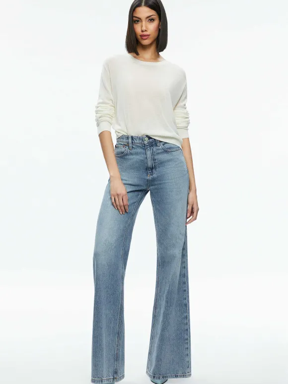 Akers Reversible Pullover | Alice and Olivia Sale