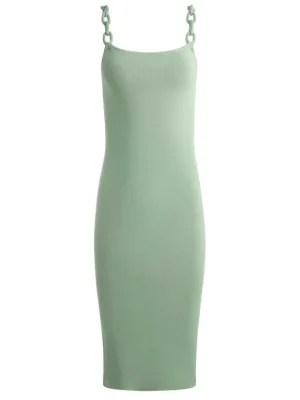 Alina Looped Straps Midi Dress | Alice and Olivia New