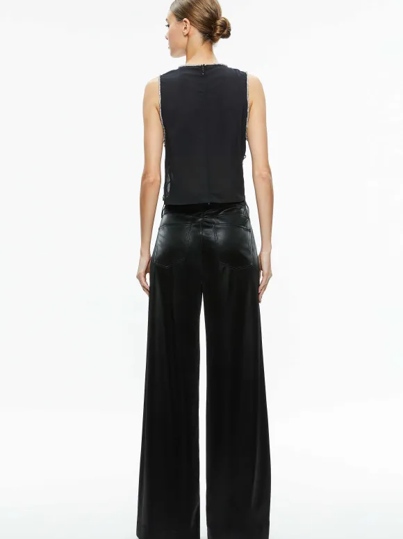 Amal Embellished Tank With Bandeau | Alice and Olivia Sale