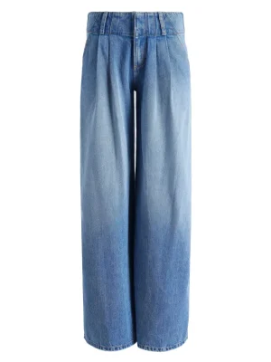 Anders Low Rise Pleated Jean | Alice and Olivia Hot