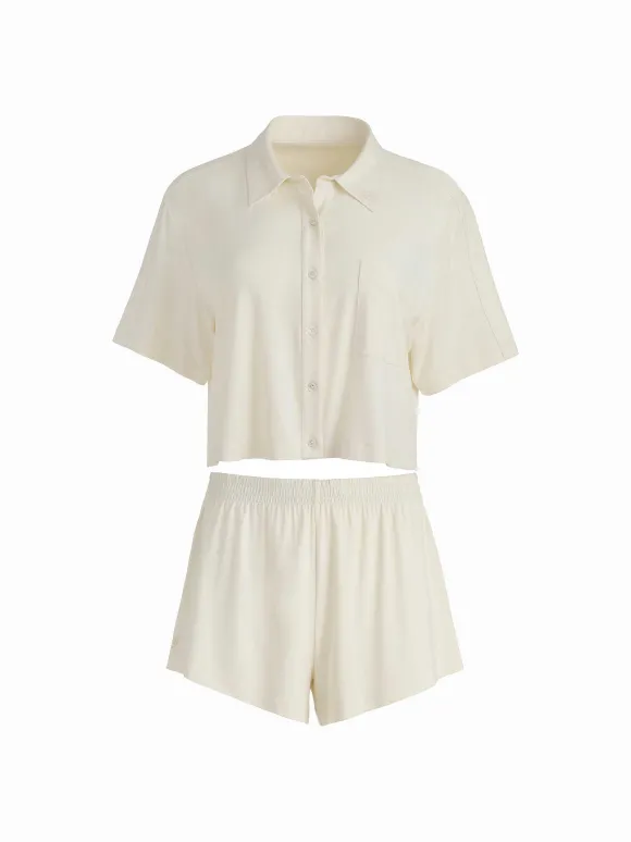 A+O X Big Feelings Madden Short Sleeve Set | Alice and Olivia Store