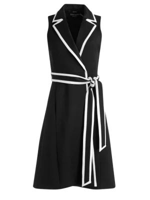 Aubrey Long Trench Vest | Alice and Olivia Sale