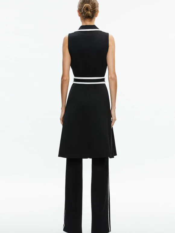 Aubrey Long Trench Vest | Alice and Olivia Sale