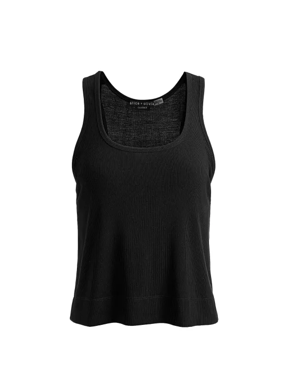 Avril Boxy Tank | Alice and Olivia Flash Sale
