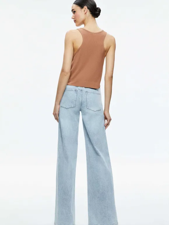 Avril Boxy Tank | Alice and Olivia Discount