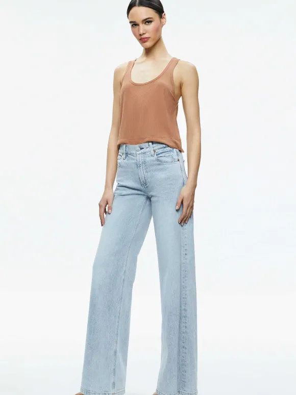 Avril Boxy Tank | Alice and Olivia Discount
