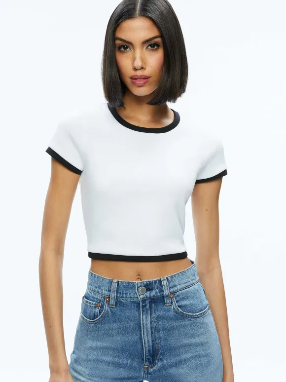 Baby Tee | Alice and Olivia Cheap