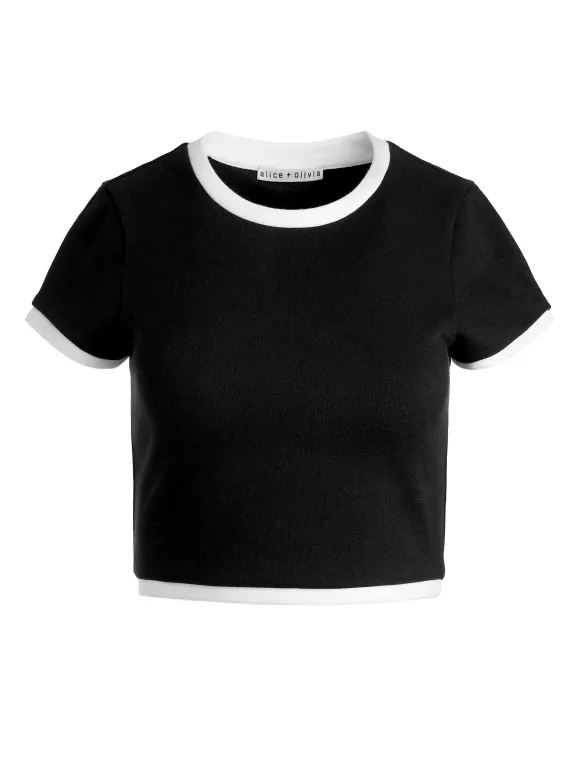 Baby Tee | Alice and Olivia Best Sale