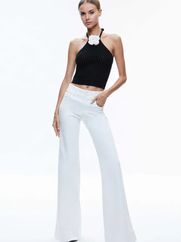 Bessie Halter Top | Alice and Olivia Flash Sale