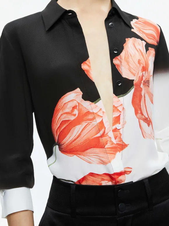Brady Slim Button Down | Alice and Olivia Hot