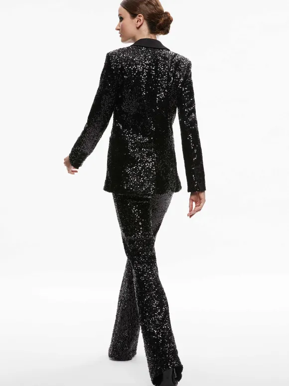 Breann Sequin Fitted Blazer | Alice and Olivia Hot