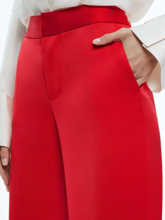 Calvin Wide Leg Baggy Trouser | Alice and Olivia Store