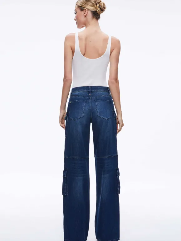 Cay Baggy Cargo Jeans | Alice and Olivia Best Sale