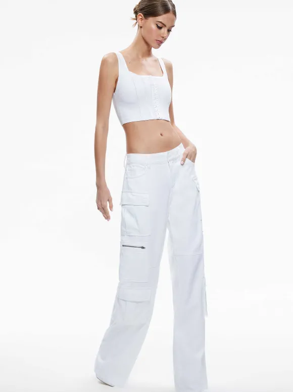 Cay Baggy Cargo Jeans | Alice and Olivia Cheap