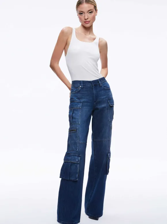 Cay Baggy Cargo Jeans | Alice and Olivia Best Sale