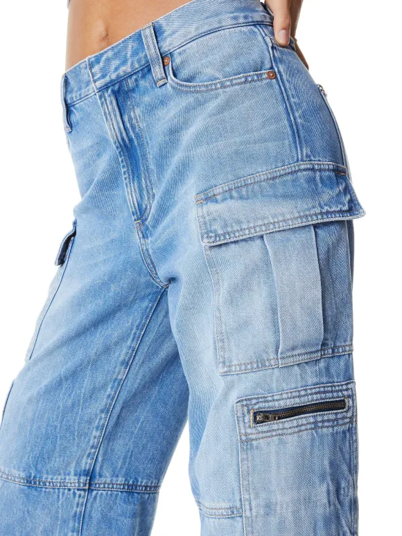 Cay Baggy Cargo Jeans | Alice and Olivia Shop