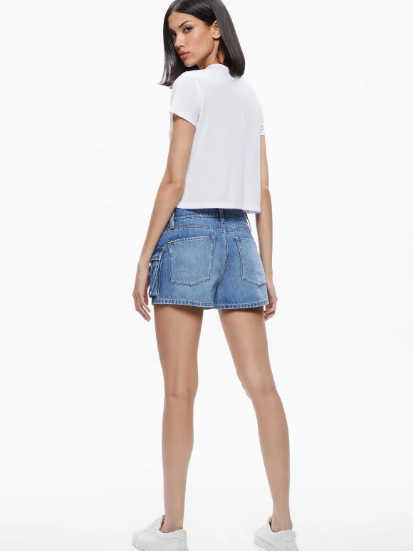 Cay Low Rise Cargo Short | Alice and Olivia Best
