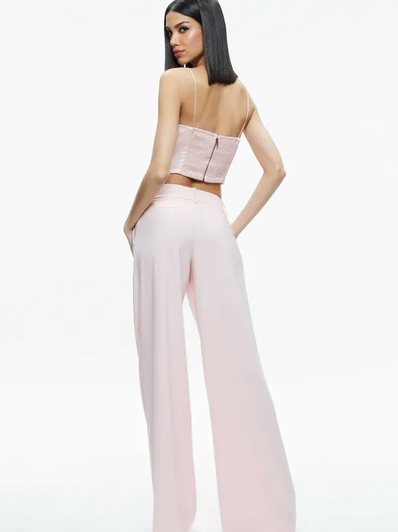 Ceresi Embellished Spaghetti Strap Top | Alice and Olivia Store