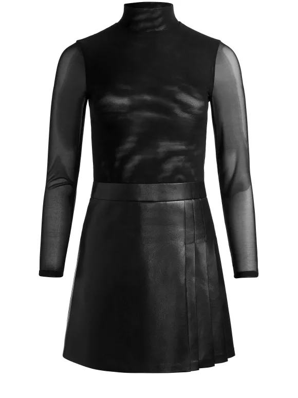 Chara Vegan Leather Mini Dress | Alice and Olivia Online