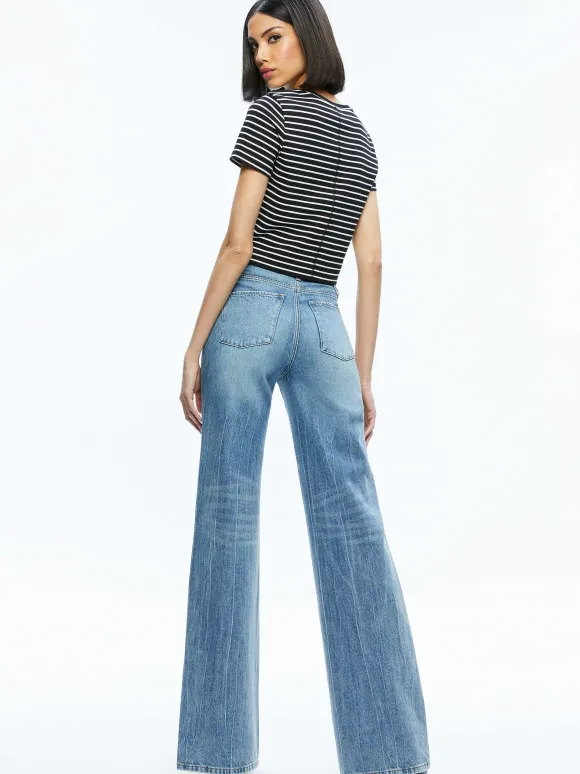 Cindy Classic Cropped Tee | Alice and Olivia Online