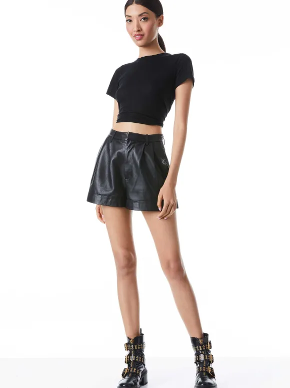 Cindy Classic Cropped Tee | Alice and Olivia Best