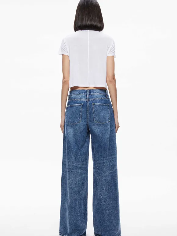 Cindy Classic Cropped Tee | Alice and Olivia Cheap