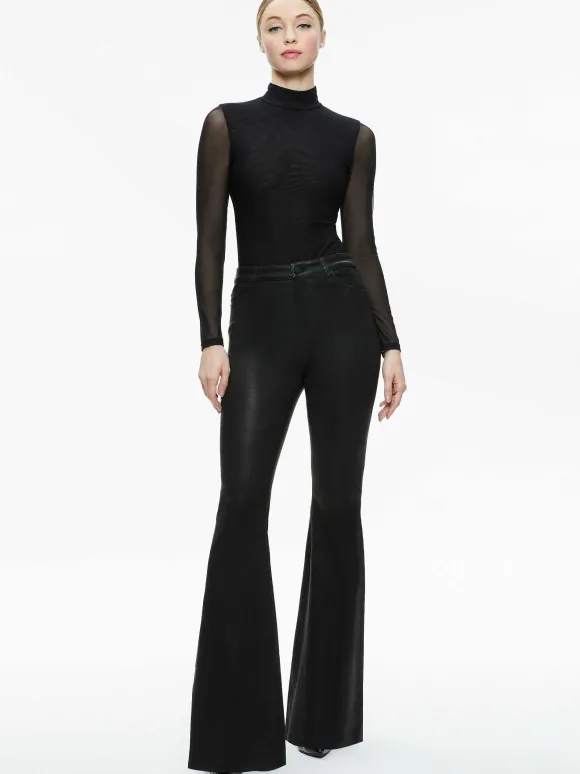 Clarinda Turtleneck Bodysuit | Alice and Olivia Sale