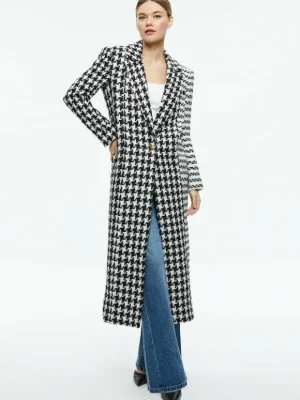Colley Long Tweed Coat | Alice and Olivia Best