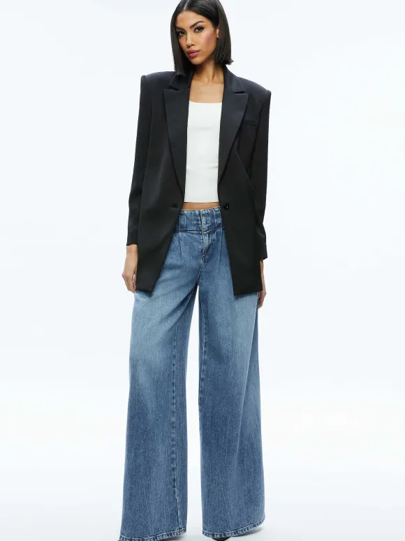 Colley Oversized Blazer | Alice and Olivia Shop
