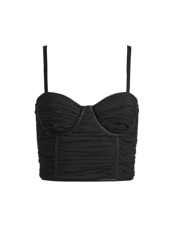 Damia Ruched Bustier Top | Alice and Olivia Sale