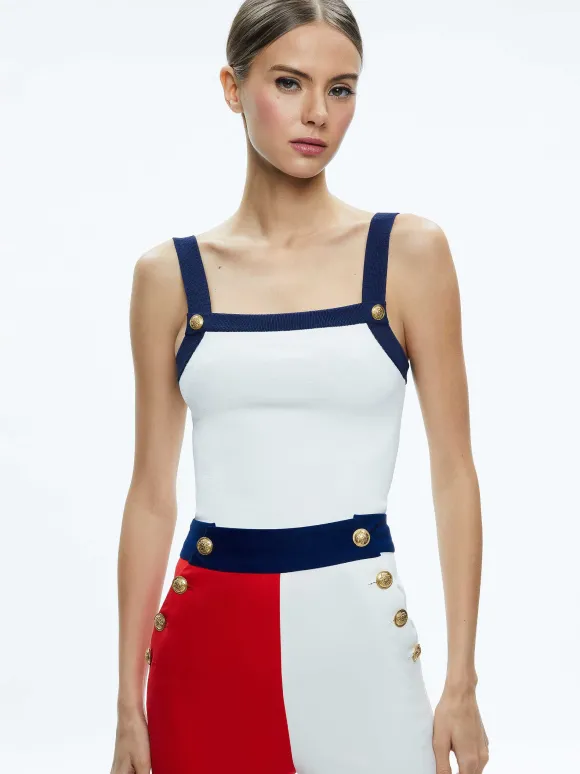 Dandi Tank | Alice and Olivia Clearance
