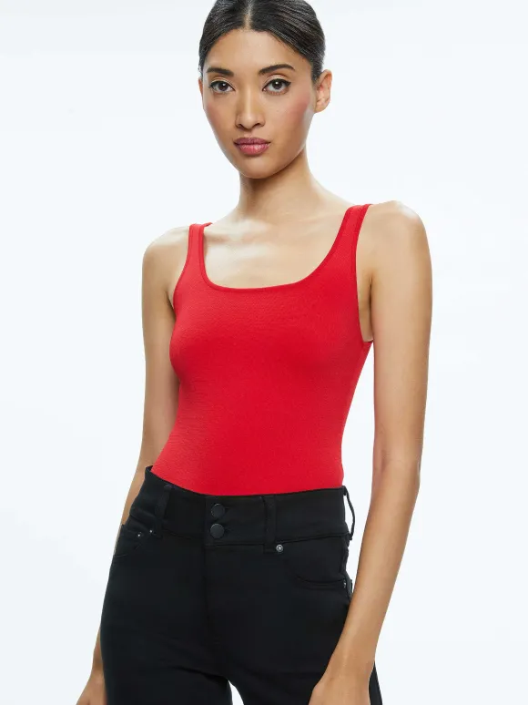 Daryn Full Length Sweater Tank | Alice and Olivia Discount