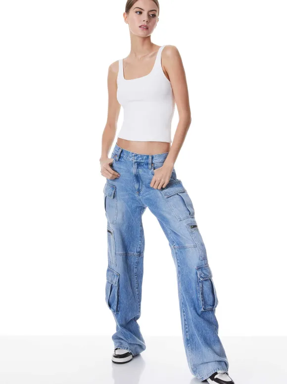 Daryn Sculpting Tank | Alice and Olivia Discount