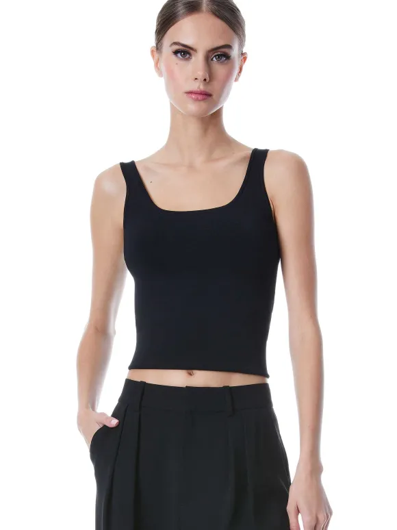 Daryn Sculpting Tank | Alice and Olivia Flash Sale