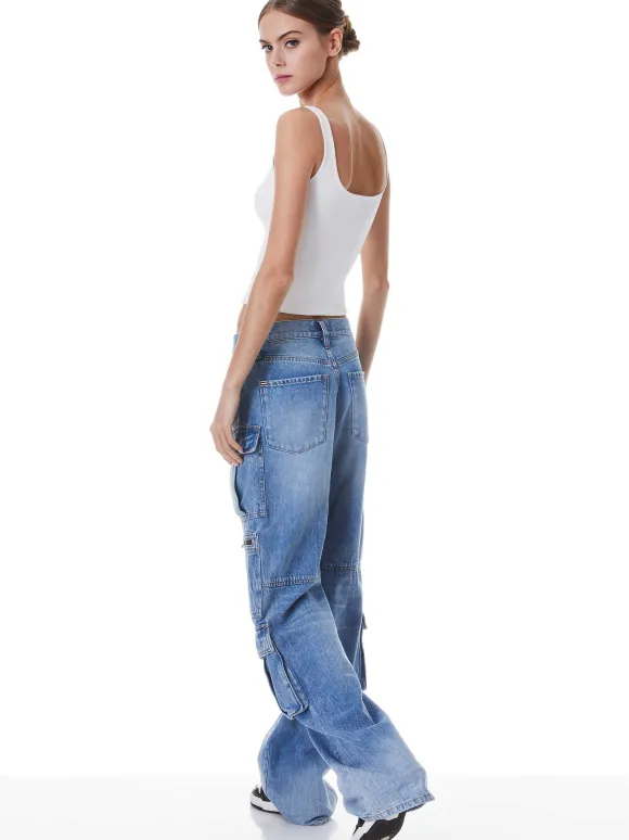 Daryn Sculpting Tank | Alice and Olivia Discount