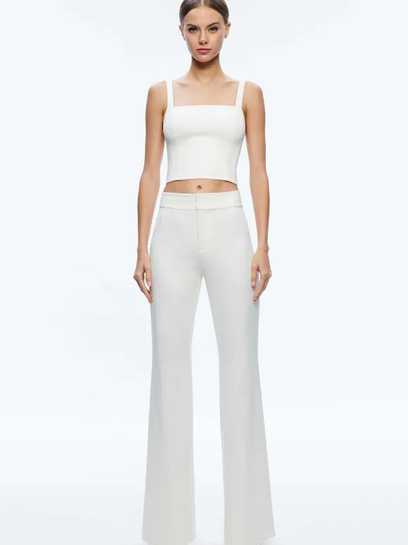 Deanna High Waisted Bootcut Pant | Alice and Olivia Flash Sale