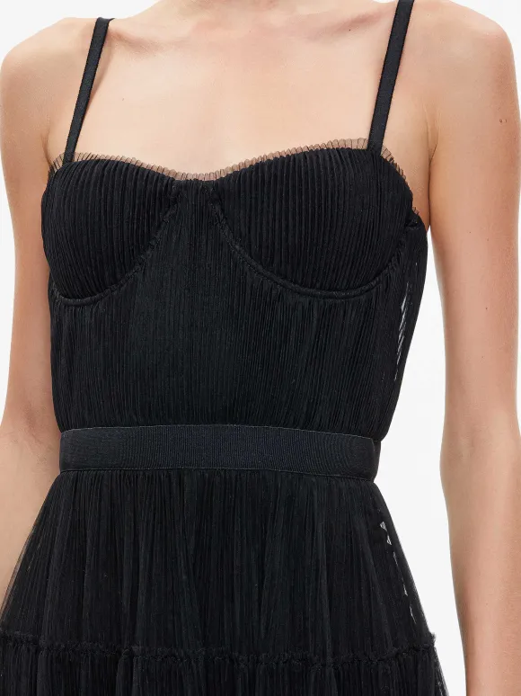 Deena Pleated Maxi Dress With Hot Pant | Alice and Olivia Cheap