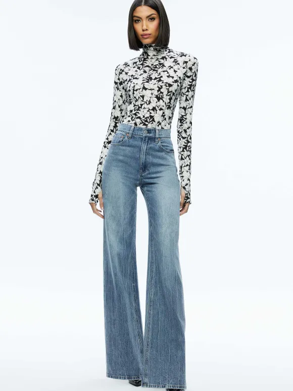 Delaina Turtleneck Top | Alice and Olivia Fashion