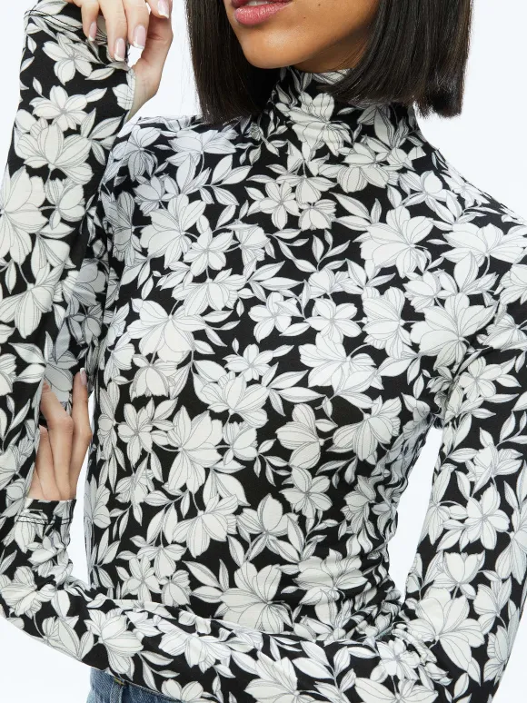 Delaina Turtleneck Top | Alice and Olivia Fashion