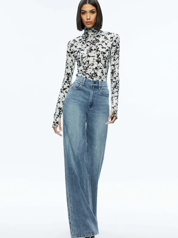 Delaina Turtleneck Top | Alice and Olivia Fashion