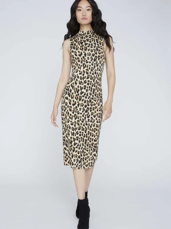 Delora Fitted Mock Neck Dress | Alice and Olivia Cheap