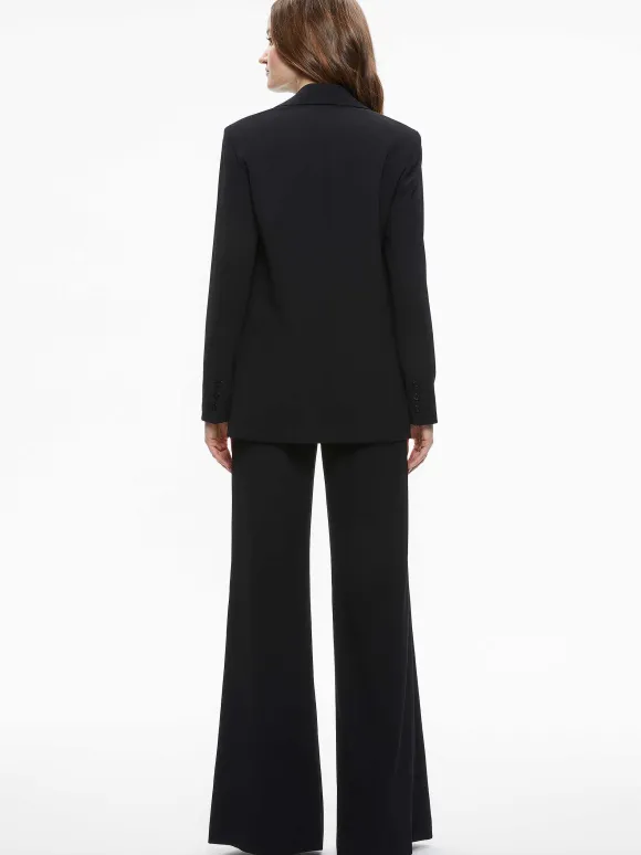 Denny Notch Collar Boyfriend Blazer | Alice and Olivia Discount