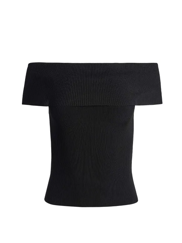 Dolan Foldover Sleeveless Pullover | Alice and Olivia Online