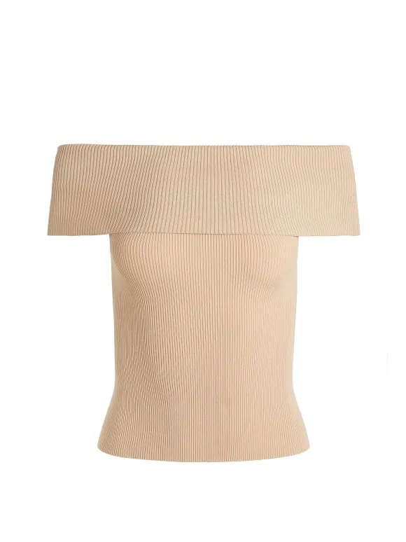 Dolan Foldover Sleeveless Pullover | Alice and Olivia Flash Sale