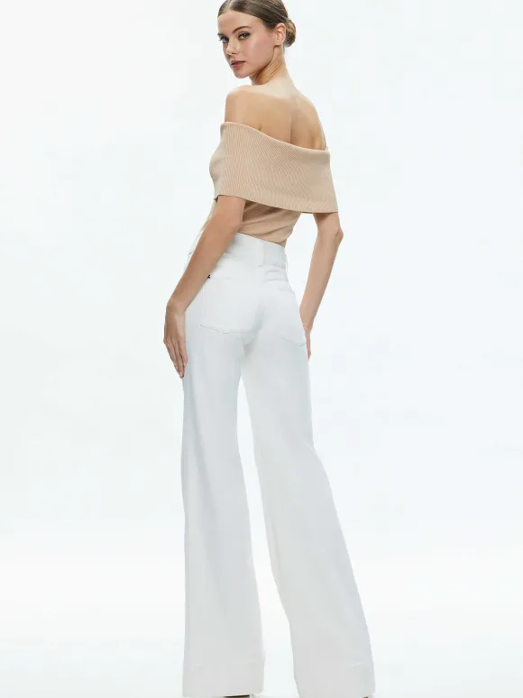 Dolan Foldover Sleeveless Pullover | Alice and Olivia Flash Sale