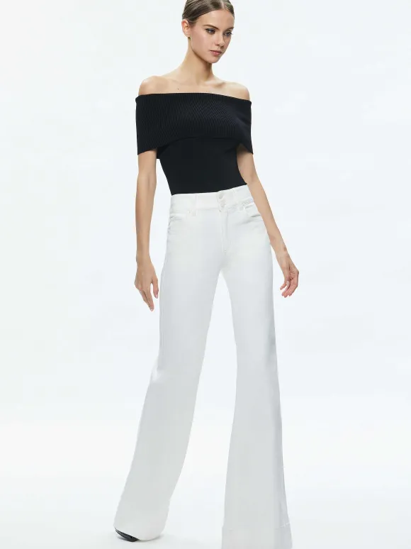 Dolan Foldover Sleeveless Pullover | Alice and Olivia Online
