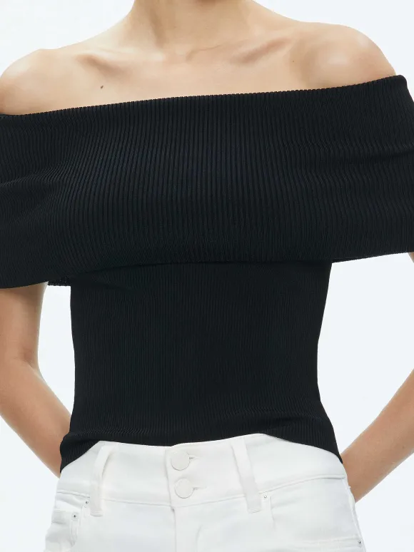 Dolan Foldover Sleeveless Pullover | Alice and Olivia Online