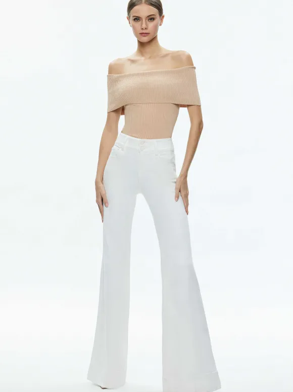 Dolan Foldover Sleeveless Pullover | Alice and Olivia Flash Sale