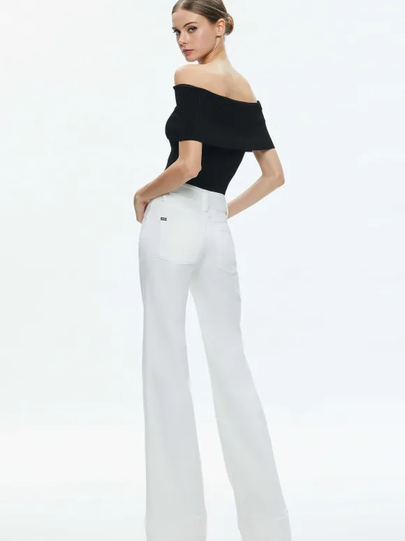 Dolan Foldover Sleeveless Pullover | Alice and Olivia Online